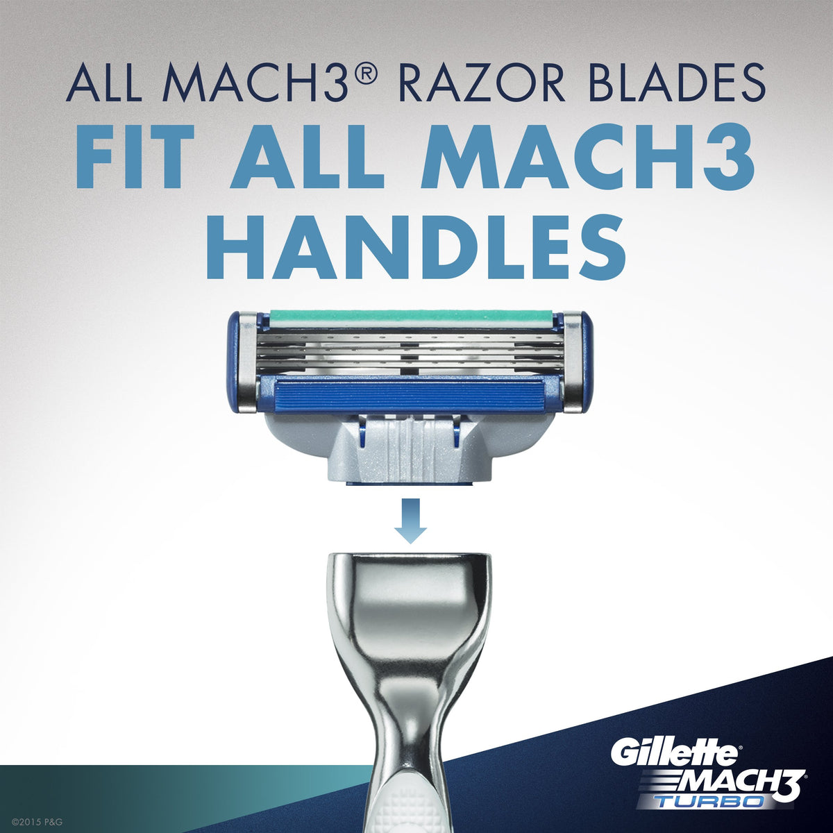 Mach3 Turbo Men's Razor Blades by Gillette – 10 Count (Pack of 1)