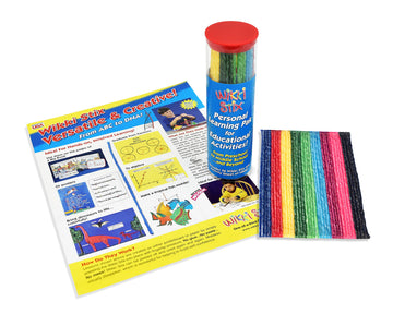 PARTY PAK by by Wikki Stix – Small, Hand Kniting Yarn, Wax, Multicolor, Model WKX103