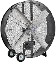 Global Industrial 48" Portable Drum Blower Fan, Belt Drive, 19500 CFM