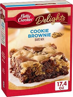 Betty Crocker Delights Cookie Brownie Bar Mix, 17.4 oz.