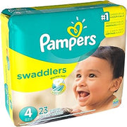 Pampers Swaddlers Diapers Size 4, 23 Count