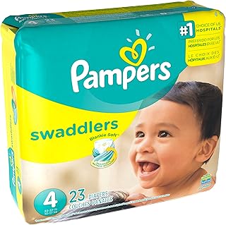 Pampers Swaddlers Diapers Size 4, 23 Count