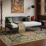 AFI, Mesa Twin Wood Daybed, Black | Twin Mid-Century Modern Multipurpose Daybed