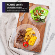 Stock Your Home 780 / 30 Pack Pack of 26 / Clear Plates