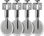 Ateco Multi Wheel Adjustable Dough Cutter with Lock - 2.2 in. Diameter, Fluted Edge