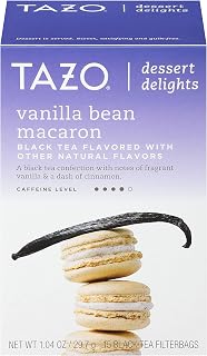 TAZO Vanilla Bean Macaron Black Tea, 12 ct