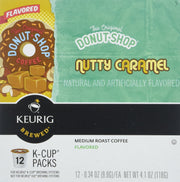 Coffee Nutty Caramel K-Cups by The Original Donut Shop – 12 Count (Pack of 1), Model COMINHKPR146547