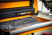176 Piece 12 Pt Standard/Deep SAE/mm Master Socket Set by GEARWRENCH – Large, Alloy Steel, Model 89074