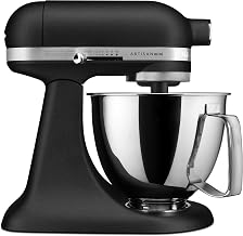 KitchenAid KSM3316XBK Artisan Mini Stand Mixers, 3.5 quart, Imperial Black (Renewed)