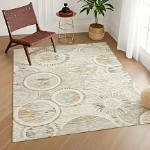 Addison Rugs Chantille ACN2633 Ivory 3' x 5' Indoor/Outdoor, Machine Washable, Easy Clean, Non Shedding, Bedroom, Living Room, Dining Room, Kitchen, Patio Rug
