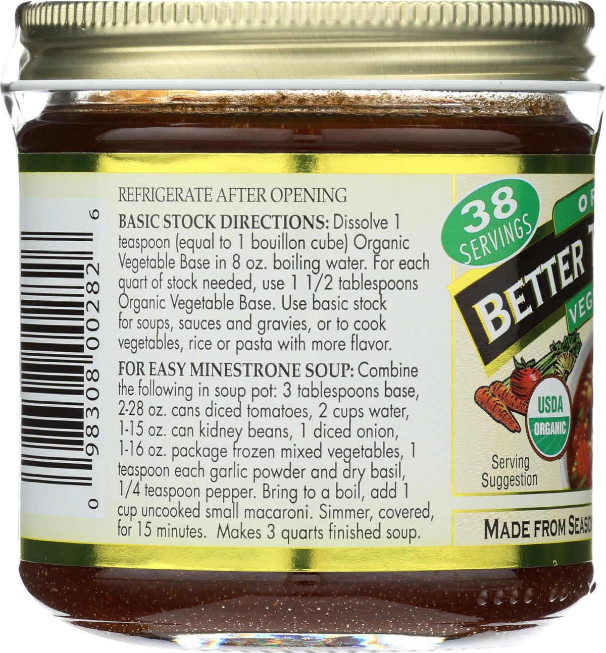 Organic Vegetable Base by Better Than Bouillon – 8 Ounce (Pack of 6), Pack of 6
