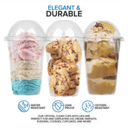Stock Your Home 16 Ounce / Clear / Modern Cups