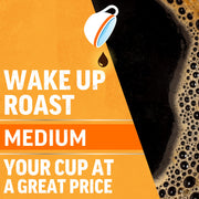 Medium Roast Wake Up Roast Ground Coffee by MAXWELL HOUSE – 30.65 Ounce (Pack of 1), brown, Model 10043000051334
