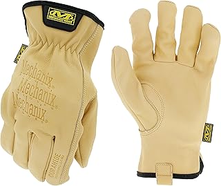 Mechanix Wear Leather Cow Driver Gloves, Tan, X-Large