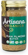 Artisana Organics Non GMO Raw Almond Butter, 14 oz (6 Pack)