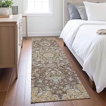 Addison Rugs Chantille ACN2495 Chocolate 2'3" x 7'6" Indoor/Outdoor, Machine Washable, Easy Clean, Non Shedding, Bedroom, Living Room, Dining Room, Kitchen, Patio Runner Rug