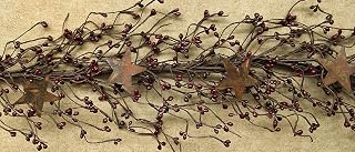 CWI Pip Berry Garland - 40 Inch - Artificial Garland for Mantle, Arch, Table, and Entryway - Burgundy
