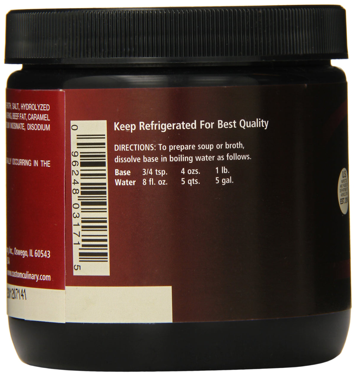 Custom Culinary Beef / 1 Pound (Pack of 1) / 1 Beef
