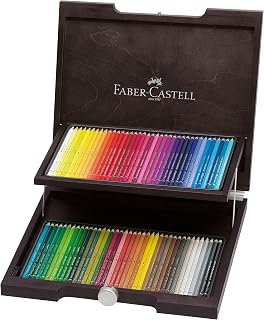 Faber-Castell Art & Graphic Albrecht Dürer Watercolour Pencil, Multicoloured, Wooden Case of 72, for Art, Craft, Drawing, Sketching, Home, School, University, Colouring