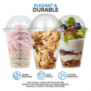 Stock Your Home 12 Ounce / Clear / Modern Cups