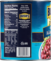 Bush's Best Dark Red Kidney Beans / 111 Ounce (Pack of 6) / Dark Red Kidney Kidney Beans