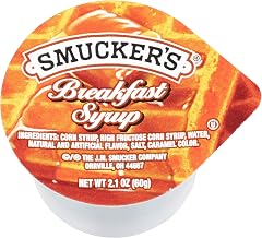Smuckers Breakfast Syrup, 2.1 Ounce -- 100 per case.