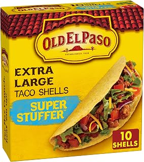 Old El Paso Extra Large Super Stuffer Taco Shells, 10 ct, 6.6 oz