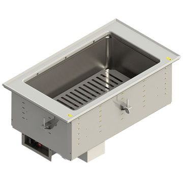 Vollrath FC-4DH Stainless Steel Drop-In Hot Food Well, Full Size, 208-240V - 26"
