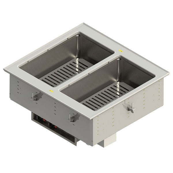 Vollrath FC-4DH Stainless Steel Drop-In Hot Food Well, Full Size, 208-240V - 28 1/4"