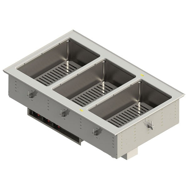 Vollrath FC-4DH Stainless Steel Drop-In Hot Food Well, Full Size, 120V - 41 1/2"