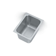 Vollrath Stainless Steel Undermount Sink, 16" Wide, Silver - photo 2