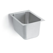 Vollrath Stainless Steel Undermount Sink, 16" Wide, Silver - 12"