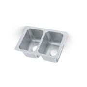 Vollrath 102-1-1 Stainless Steel Drop-In Sink, 17" x 25", Silver - Default Title