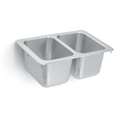 Vollrath Stainless Steel Drop-In Sink, 17" Wide, Silver - photo 4