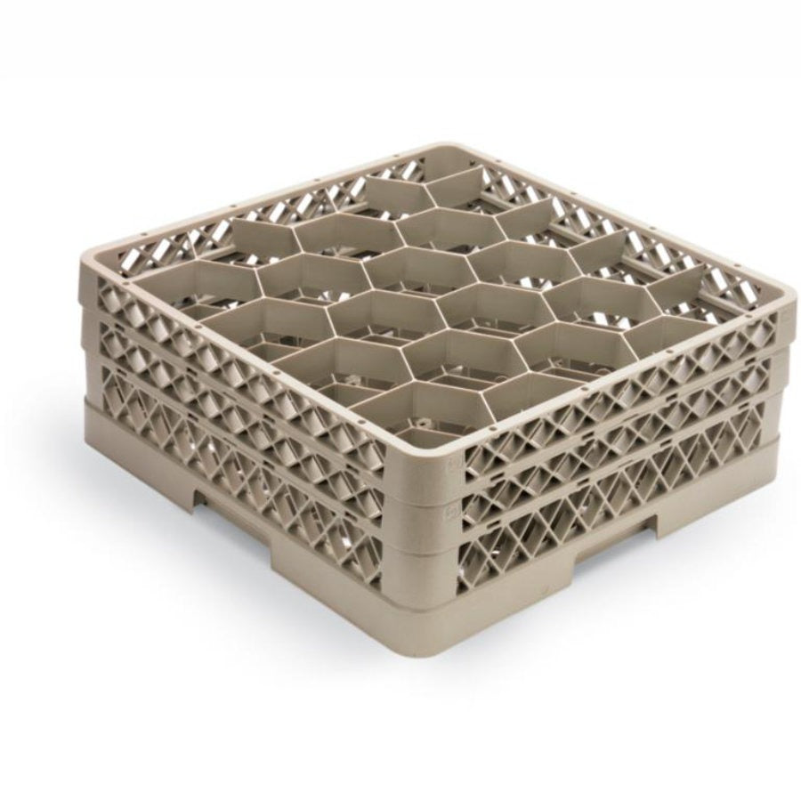 Vollrath TR11GGGGG Traex Copolymer Plastic Glass Rack, Full Size - Burgundy