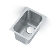Vollrath Stainless Steel Undermount Sink, 16" Wide, Silver - photo 3