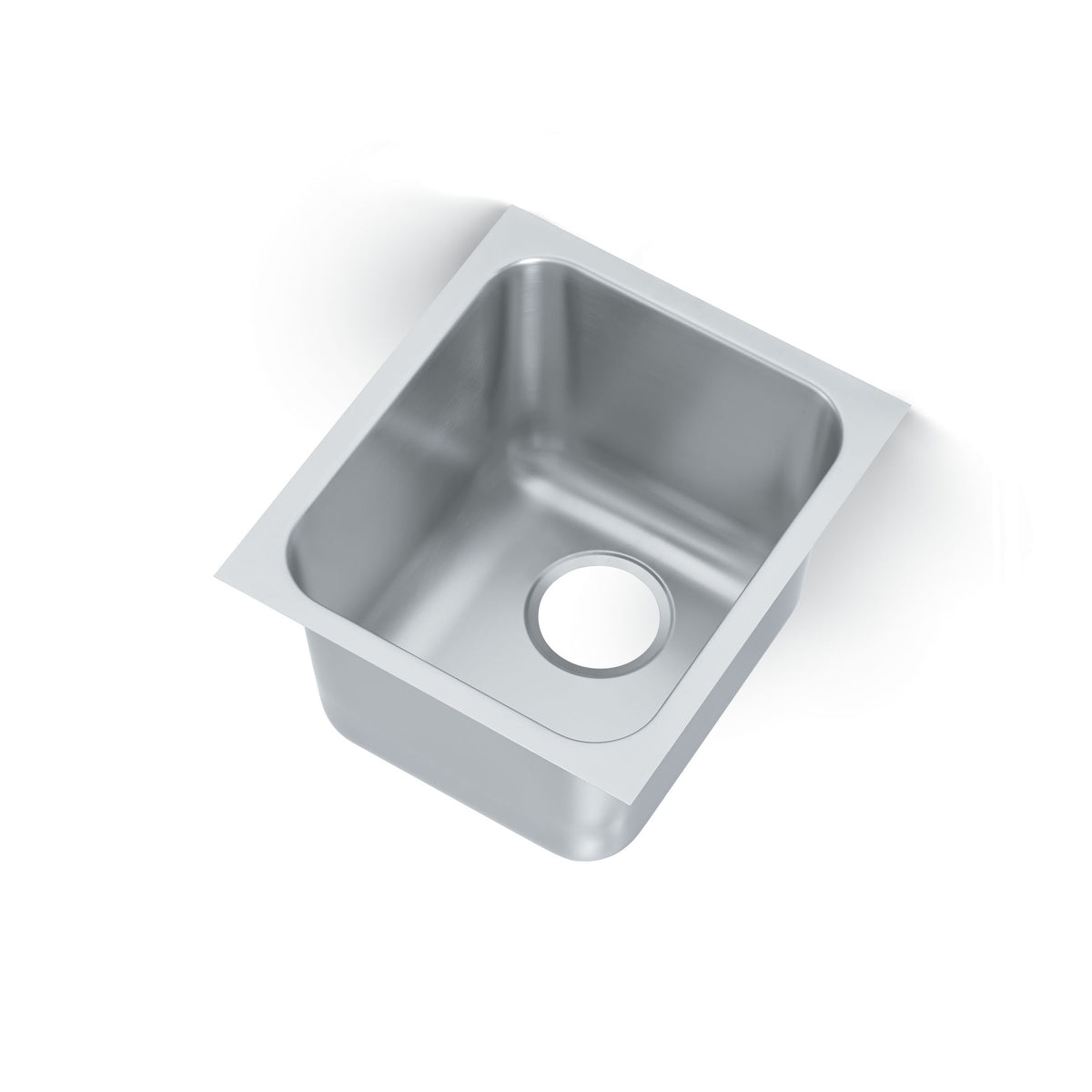 Vollrath Stainless Steel Undermount Sink, 16" Wide, Silver - 14"