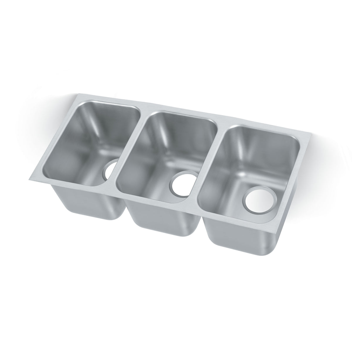 Vollrath Stainless Steel Undermount Sink, 16" Wide, Silver - 40"