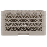 Vollrath TR12HHHH Traex Copolymer Plastic Glass Rack, Full Size - Beige