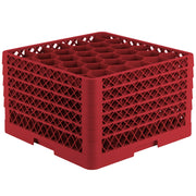 Vollrath TR12HHHHH Traex Copolymer Plastic Glass Rack, Full Size - Green