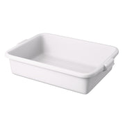 Vollrath 1521 Polyethylene Bus Tub, 15" x 20" - White