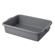 Vollrath 1521 Polyethylene Bus Tub, 15" x 20" - Gray