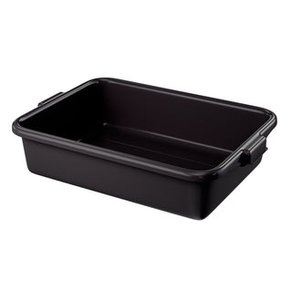 Vollrath 1521B Polyethylene Bus Tub, 15" x 20" - Black