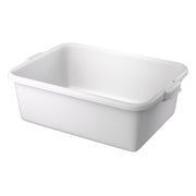 Vollrath 1527 Polyethylene Bus Tub, 15" x 20" - White