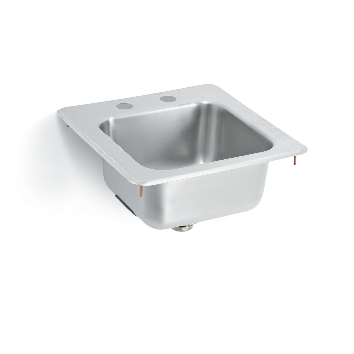 Vollrath 1554-C Stainless Steel Drop-In Sink, 15" x 15", Silver - photo 2