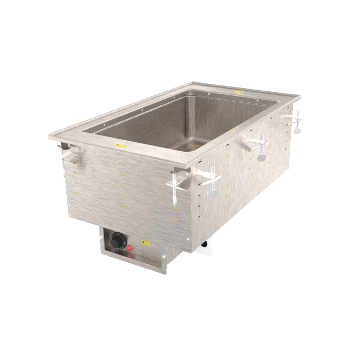 Vollrath Steel Drop-In Hot Food Well, Full Size - 208V