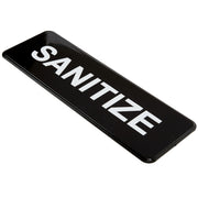 Vollrath Plastic Sign, 3" x 9" - "Sanitize"