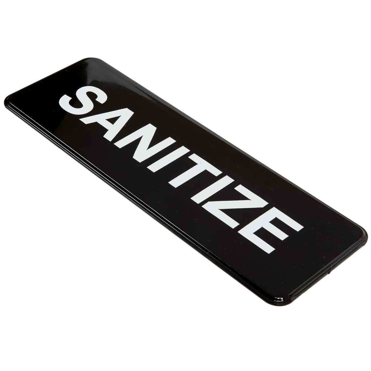 Vollrath Plastic Sign, 3" x 9" - "Sanitize"
