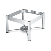 Vollrath 46113 Intrigue Metal Chafer Stand, 1/2 Size, Silver - Default Title