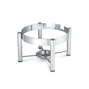 Vollrath 46114 Intrigue Metal Chafer Stand, 1/2 Size, Silver - Default Title